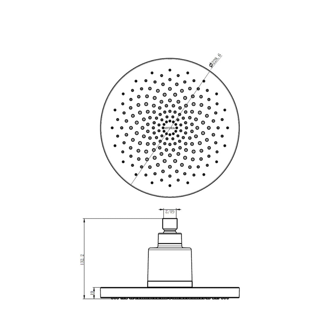Filtered-Shower-Head-Dimensions