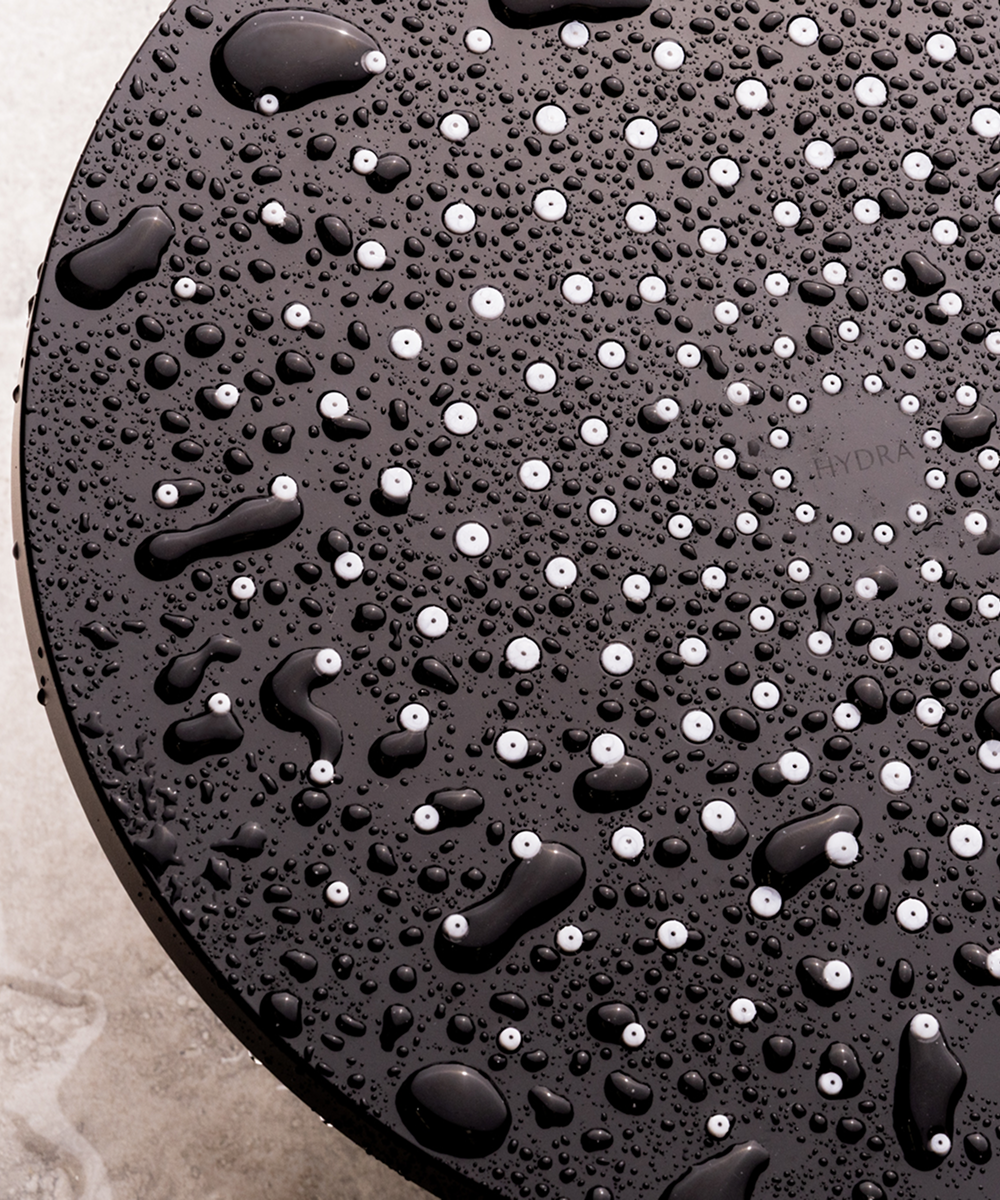 HYDRA filtered shower head Australia — Chrome, Matte Black and Brushed Brass finishes