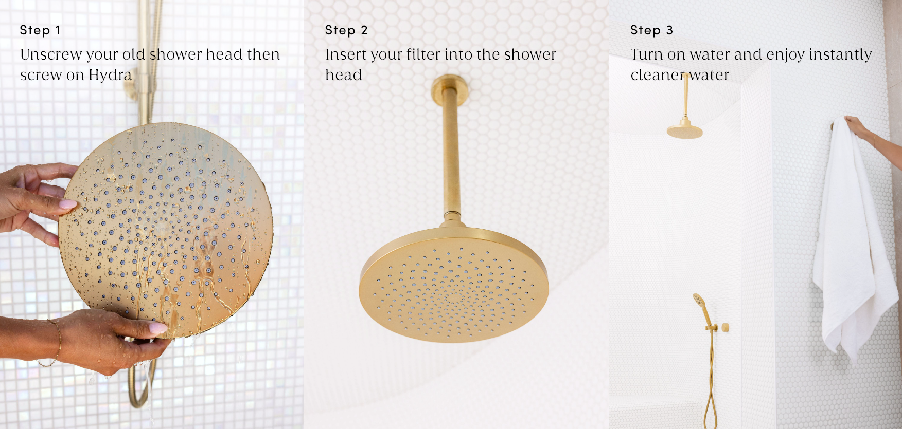 filtered shower head